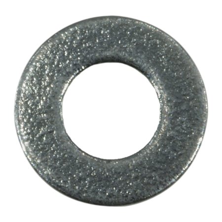 MIDWEST FASTENER Flat Washer, Fits Bolt Size M4 , Steel Zinc Plated Finish, 50 PK 73682